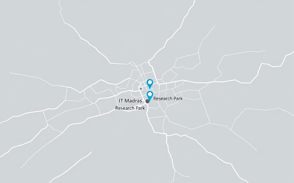 IIT Madras Research Park Map